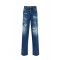 Jeans DSQUARED2, Medium Ripped Wash Baggy Traveller Jeans