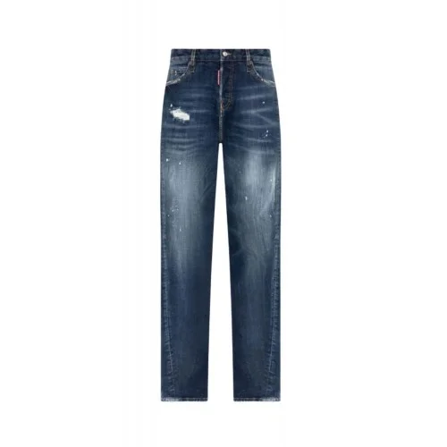 Jeans DSQUARED2, Straight-Leg Distressed Jeans