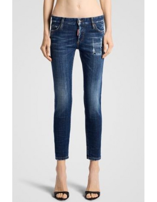 Jeans Dsquared2, Skinny Jeans Woman, Navy Blue - S75LB1150S30664470