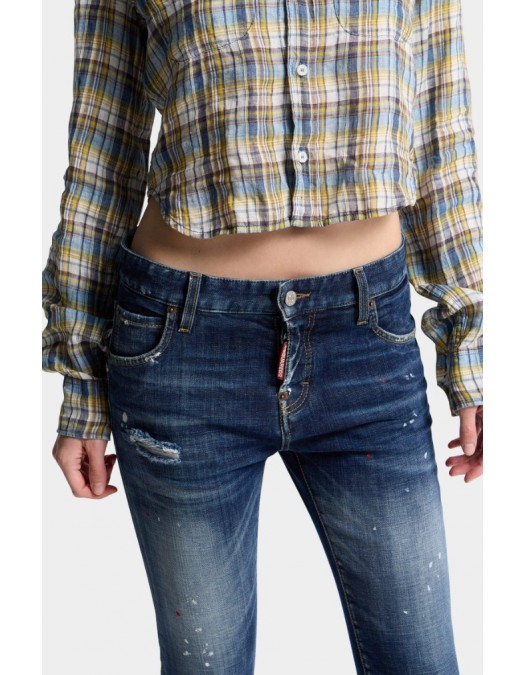 Jeans DSQUARED2, Medium Red Spots Wash Teddy Jeans - S75LB1153S30664470