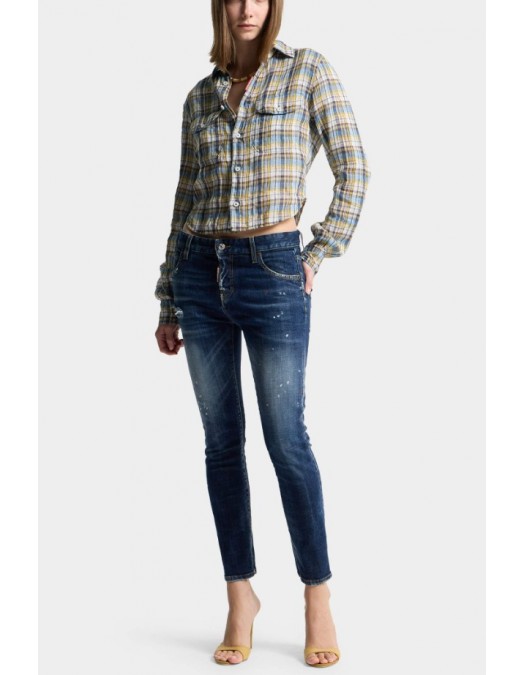 Jeans DSQUARED2, Medium Red Spots Wash Teddy Jeans - S75LB1153S30664470