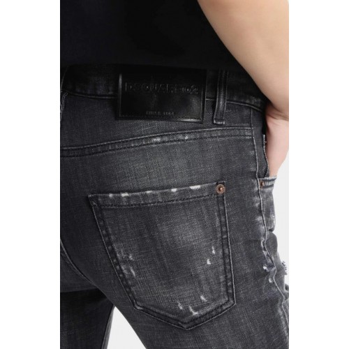 Jeans DSQUARED2, BLACK FOG WASH TEDDY JEANS