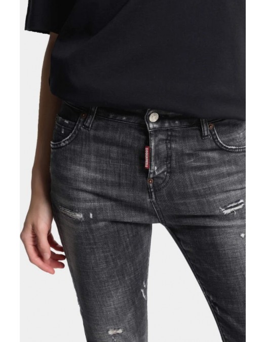 Jeans DSQUARED2, BLACK FOG WASH TEDDY JEANS - S75LB1160S30357900