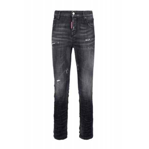 Jeans DSQUARED2, BLACK FOG WASH TEDDY JEANS