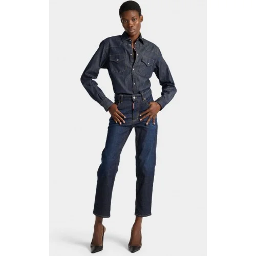 Jeans DSQUARED2, Dark Urban Boston Jeans, Bleumarin