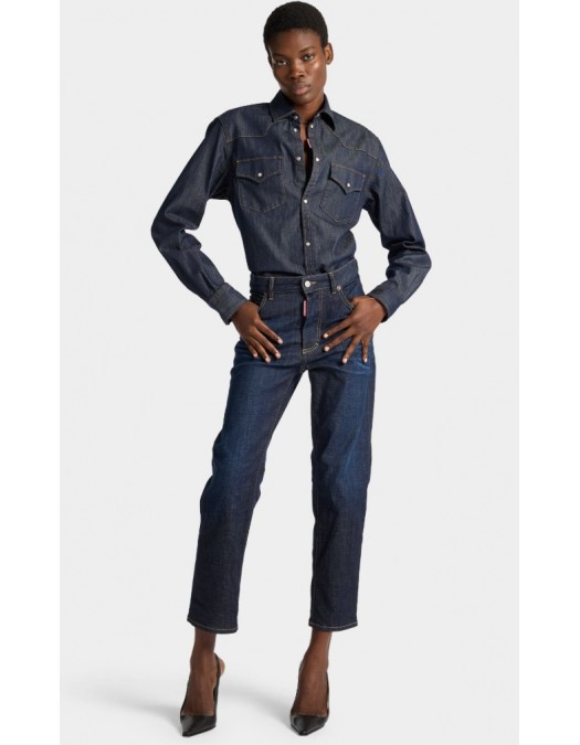 Jeans DSQUARED2, Dark Urban Boston Jeans, Bleumarin - S75LB1189S30664470