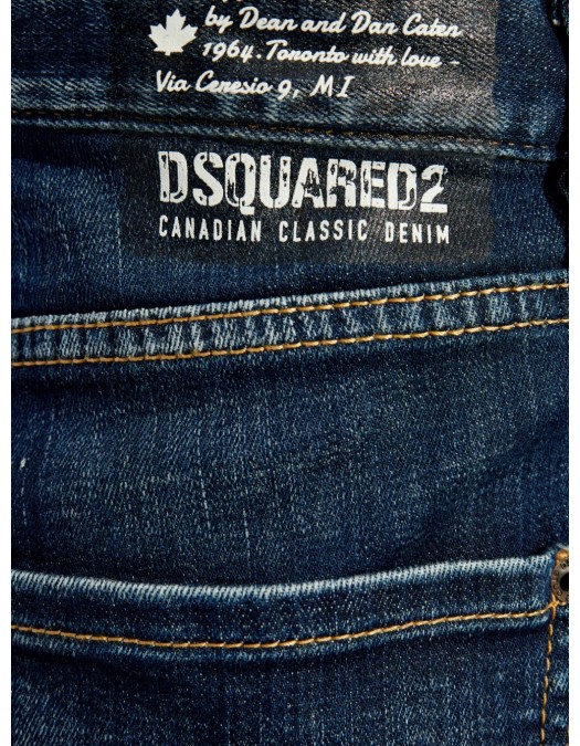 BLUGI DSQUARED2, Denim Shorts, Indigo Blue - S75MU0496S30342470