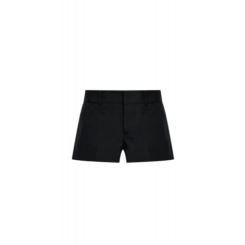 Pantaloni scurti DSQUARED2, Wool shorts, Negru
