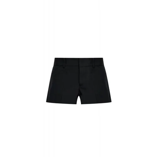 Pantaloni scurti DSQUARED2, Wool shorts, Negru