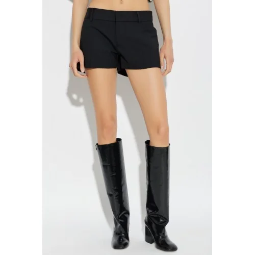 Pantaloni scurti DSQUARED2, Wool shorts, Negru