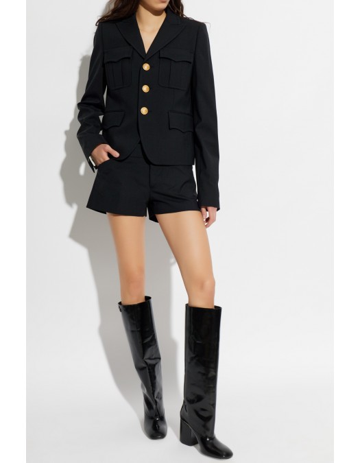 Pantaloni scurti DSQUARED2, Wool shorts, Negru - S75MU0541S40320900