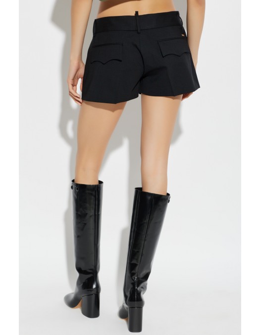 Pantaloni scurti DSQUARED2, Wool shorts, Negru - S75MU0541S40320900