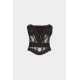 TOP DSQUARED2, Black Lace, Waves Design - S75NC1089S48427900