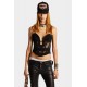 TOP DSQUARED2, Black Lace, Waves Design - S75NC1089S48427900