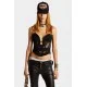 TOP DSQUARED2, Black Lace, Waves Design - S75NC1089S48427900