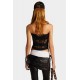 TOP DSQUARED2, Black Lace, Waves Design - S75NC1089S48427900