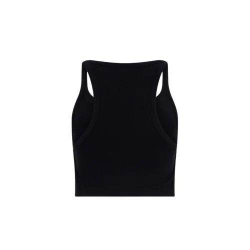 Top DSQUARED2, D2 Upside Down Sexy Tank Top, Black