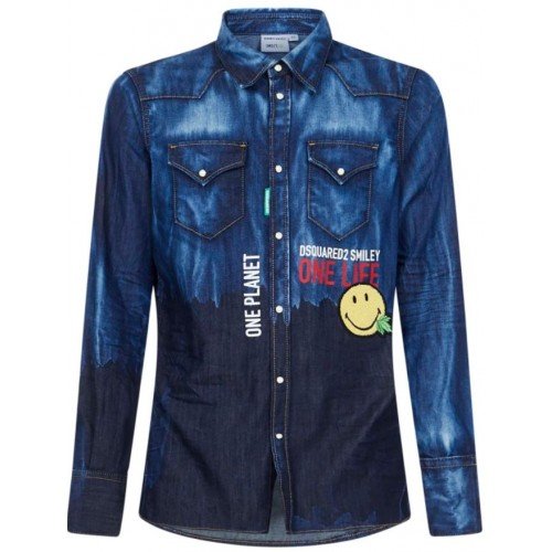 Camasa DSQUARED2, S78DM0031S30341470, Blue