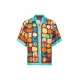 Camasa DSQUARED2, Summer Lovers, Drop Shoulder Printed Bowling, Multicolor - S78DM0042D35292001S Camasa DSQUARED2, Summer Lovers, Drop Shoulder Printed Bowling, Multicolor - S78DM0042D35292001S