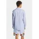CAMASA DSQUARED2, Summer Lovers, Oversized Pinstripe, Blue - S78DM0043D35285001S CAMASA DSQUARED2, Summer Lovers, Oversized Pinstripe, Blue - S78DM0043D35285001S