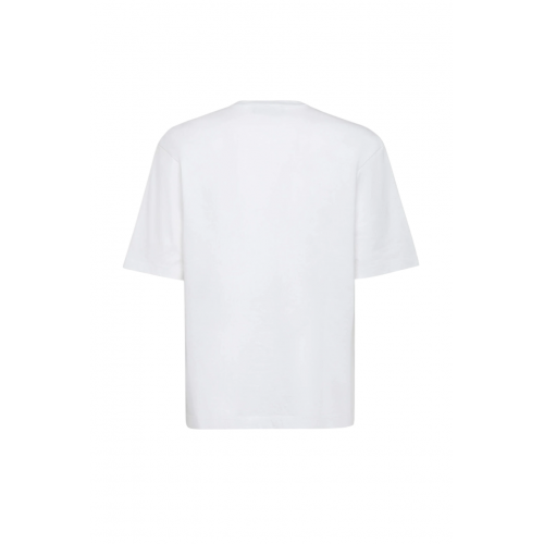 Tricou DSQUARED2, Summer Lovers, Loose Fit Embroidered, White Tricou DSQUARED2, Summer Lovers, Loose Fit Embroidered, White
