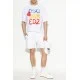 Tricou DSQUARED2, Summer Lovers, Loose Fit Colourful Logo, White - S78GD0098D20020100 Tricou DSQUARED2, Summer Lovers, Loose Fit Colourful Logo, White - S78GD0098D20020100