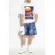 Tricou DSQUARED2, Summer Lovers, Loose Fit Sunset, White - S78GD0099D20020100 Tricou DSQUARED2, Summer Lovers, Loose Fit Sunset, White - S78GD0099D20020100