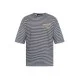 Tricou DSQUARED2, Summer Lovers, Seaside Stripes, White, Black - S78GD0104S23601001F Tricou DSQUARED2, Summer Lovers, Seaside Stripes, White, Black - S78GD0104S23601001F