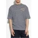 Tricou DSQUARED2, Summer Lovers, Seaside Stripes, White, Black - S78GD0104S23601001F Tricou DSQUARED2, Summer Lovers, Seaside Stripes, White, Black - S78GD0104S23601001F