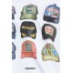 Tricou DSQUARED2,ICONique Loose Fit T-Shirt,  Hats Print Alb - S78GD0112D20033100