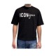 Tricou DSQUARED2, Iconique Loose Fit Tee - S78GD0121D20033900
