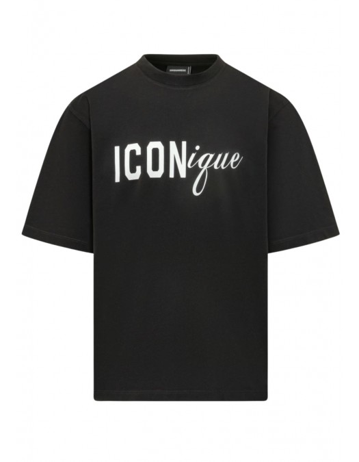 Tricou DSQUARED2, Iconique Loose Fit Tee - S78GD0121D20033900