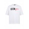Tricou DSQUARED2, Iconique-print T-shirt, Alb