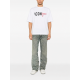 Tricou DSQUARED2, Iconique-print T-shirt, Alb - S78GD0123D20106100
