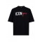 Tricou DSQUARED2, Iconique-print T-shirt, Negru