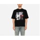 Tricou DSQUARED2, Iconique-print multicolor T-shirt, Negru - S78GD0124D20106900