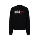 Bluza DSQUARED2, Iconique logo-print sweatshirt, Negru - S78GU0091D25029900
