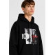 Hanorac DSQUARED2, Logo ICONIQUE, Negru - S78GU0092D25029900
