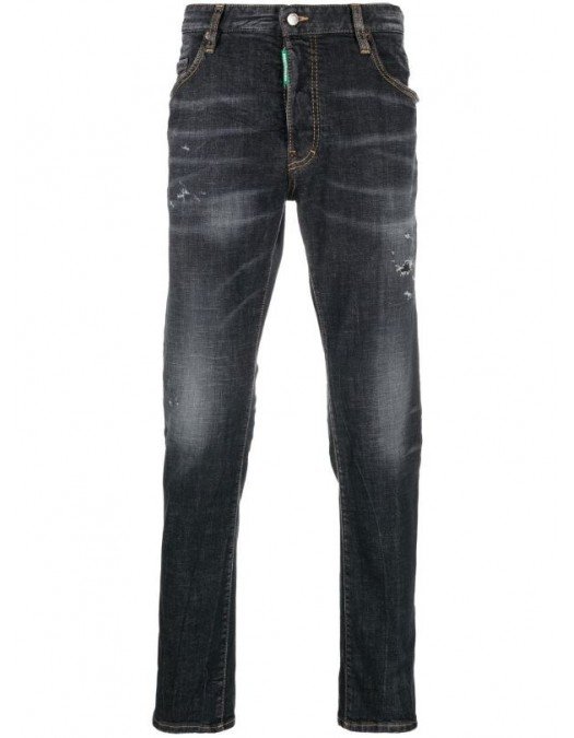 Jeans DSQUARED2, One Planet Logo, Black - S78LB0081S30835900