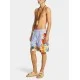 SHORT DSQUARED2, Summer Lovers Elastic Pinstripe Boxer, Blue - S78MU0060D35286001S SHORT DSQUARED2, Summer Lovers Elastic Pinstripe Boxer, Blue - S78MU0060D35286001S