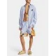 SHORT DSQUARED2, Summer Lovers Elastic Pinstripe Boxer, Blue - S78MU0060D35286001S SHORT DSQUARED2, Summer Lovers Elastic Pinstripe Boxer, Blue - S78MU0060D35286001S