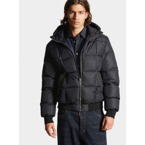Jacheta Dsquared2, Icon Puff Jacket, Black Jacheta Dsquared2, Icon Puff Jacket, Black