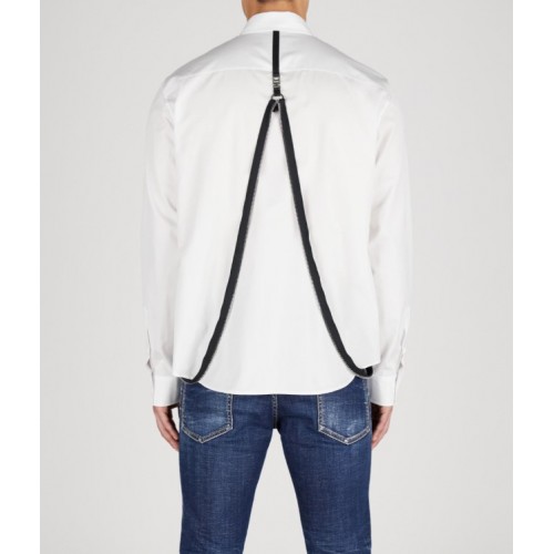 Camasa DSQUARED2, ZIp Insert, White Camasa DSQUARED2, ZIp Insert, White
