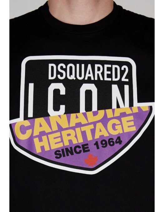 Tricou Dsquared2, Canadian Heritage Colorat - S79GC0013S23009900