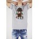 Tricou DSQUARED2, Insertie ICON DOG, Gri - S79GC0034S22146857M