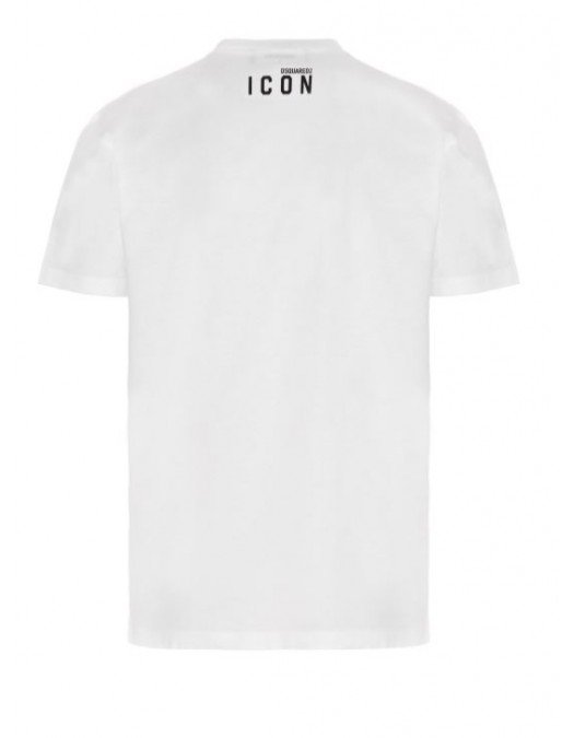 TRICOU DSQUARED2, Icon hilde T-shirt, White - S79GC0046S23009100