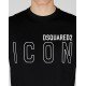 Tricou DSQUARED2, Icon White Black S79GC0063S23009980 - S79GC0063S23009980