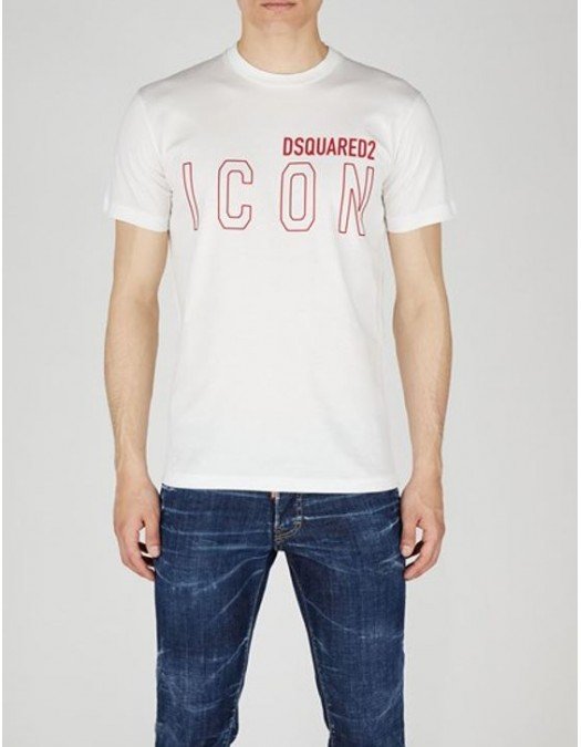 Tricou DSQUARED2, Icon Red S79GC0063S23009997 - S79GC0063S23009997