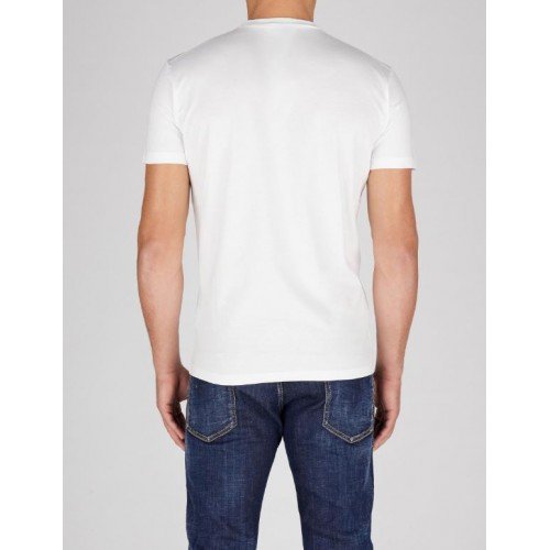 Tricou DSQUARED2, Icon Heart Pixel, Alb