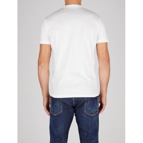 Tricou DSQUARED2, Insertie Icon Neagra, Alb